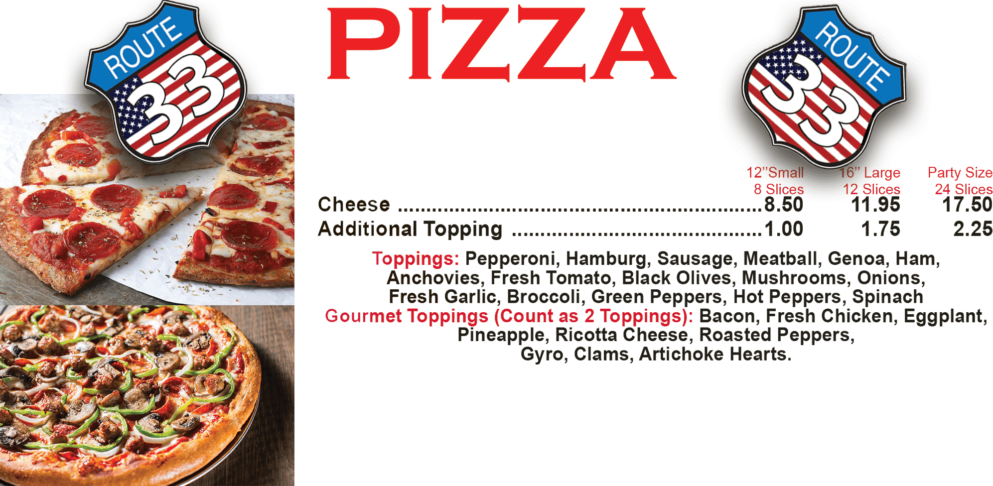 Pizza Route33 Pizza House